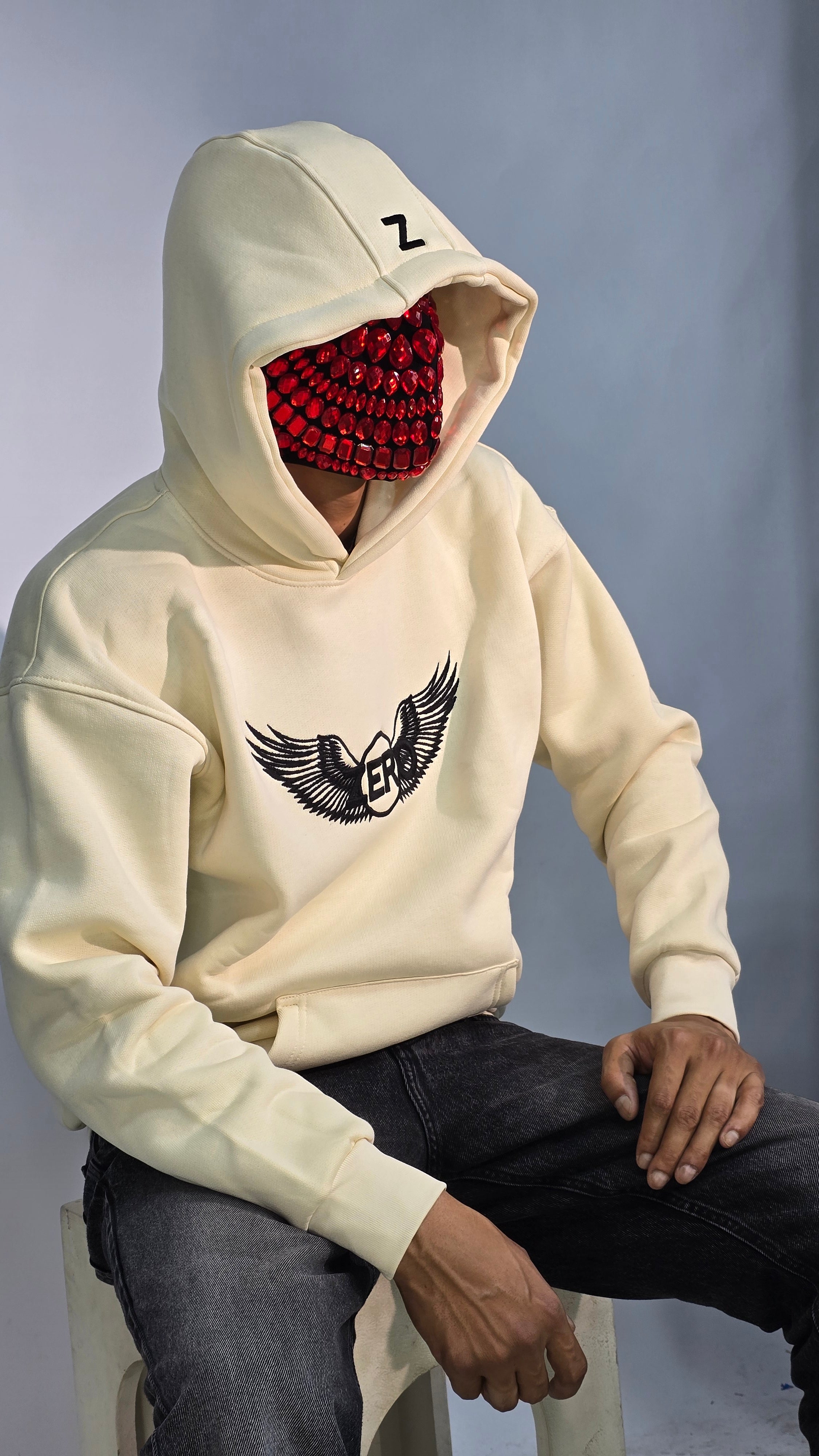 Premium Heavy Hoodie (Cream)