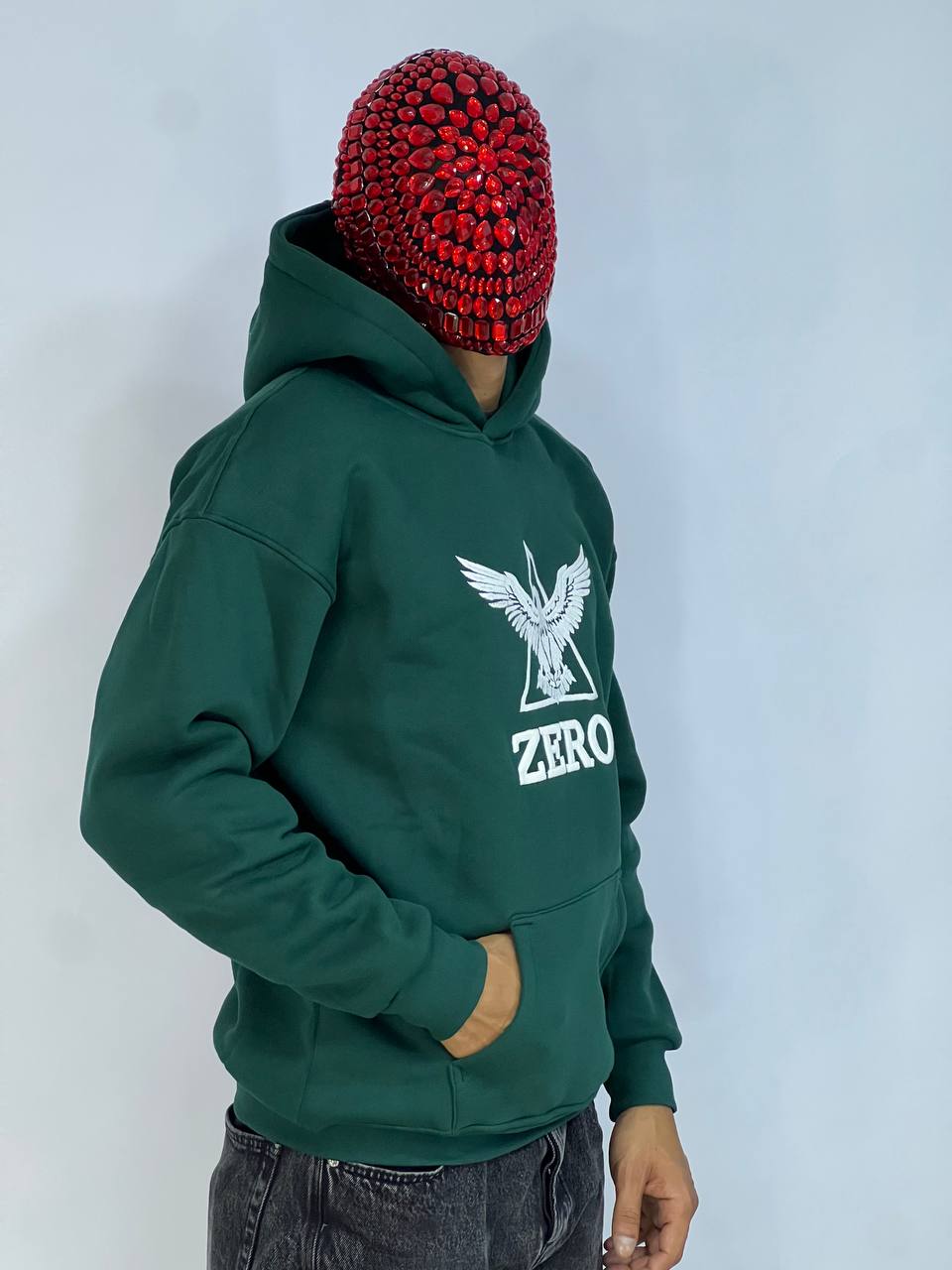 (Copy) (Copy) Premium Heavy Hoodie (Olive green)